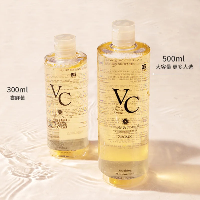 VC Toner Refreshing Hydrating Rejuvenating Skin Wet Compress Essence Moisturizing Water Lotion 500ml Oasis Select