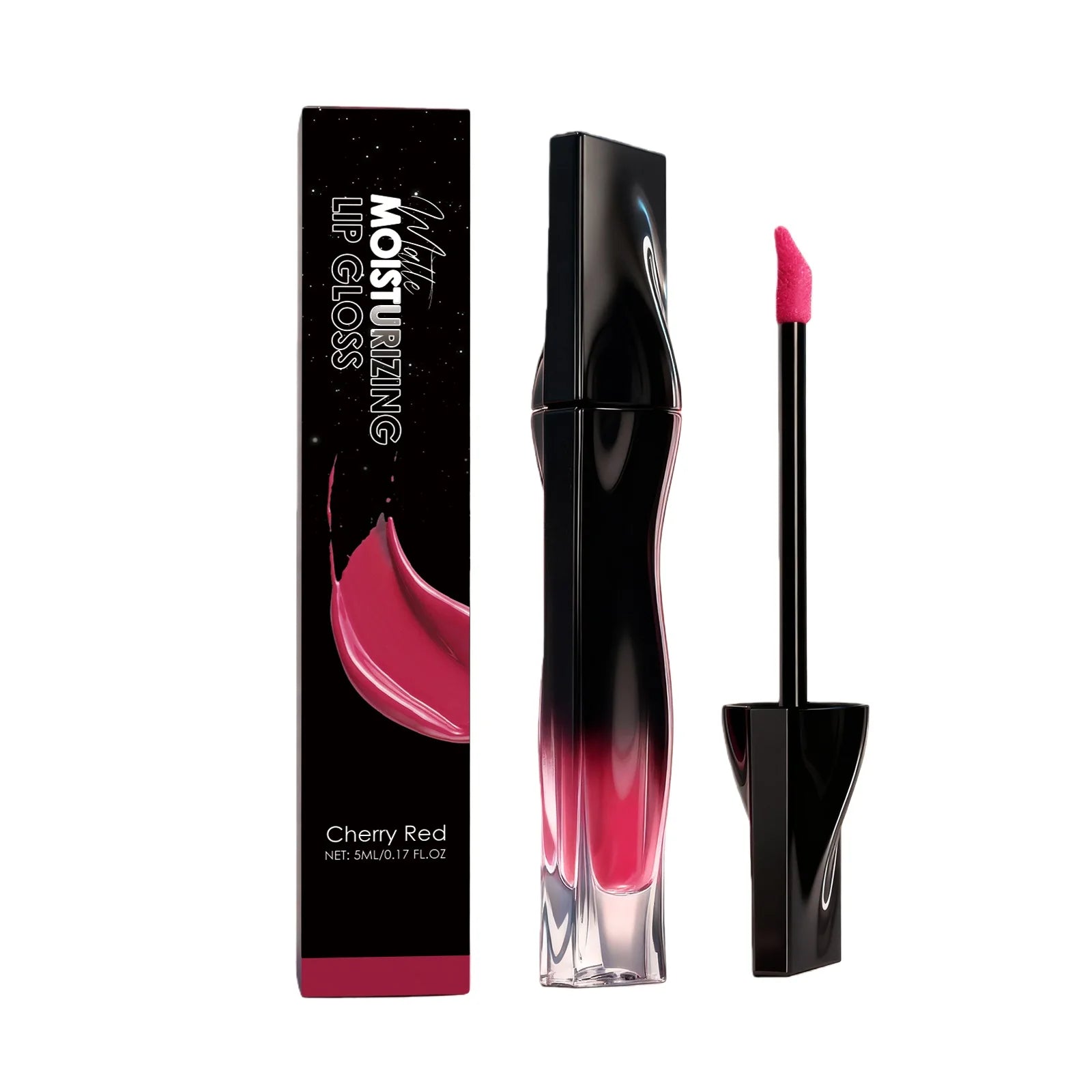 Premium Matte Lip Balm Smooth Matte Finish Reduce Dry Lines Lasting Pigment Natural Look Lightweight Moisturize 6-Color Lipstick Oasis Select Cherry Red