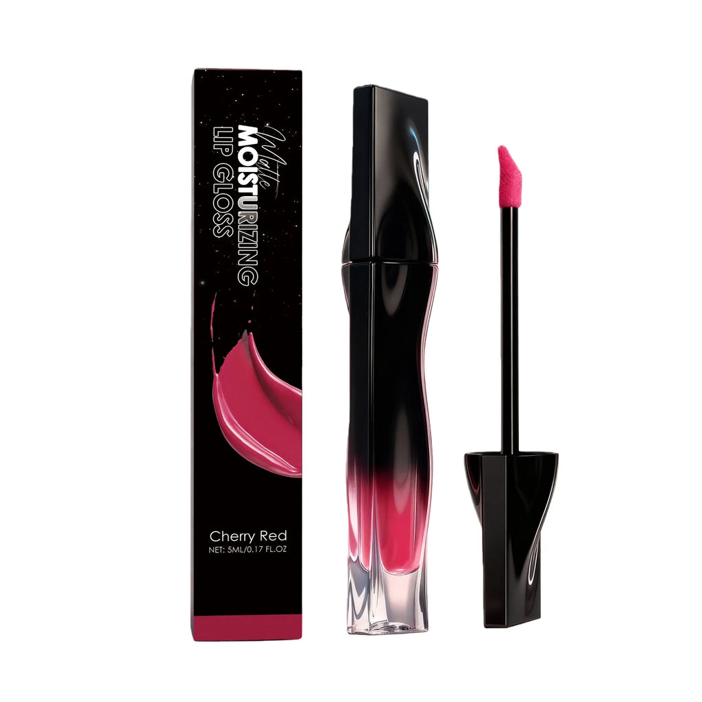 Matte Lip Balm 6-Color Lipstick – Lasting Pigment & Moisturizing Matte Lipstick Oasis Select Cherry Red