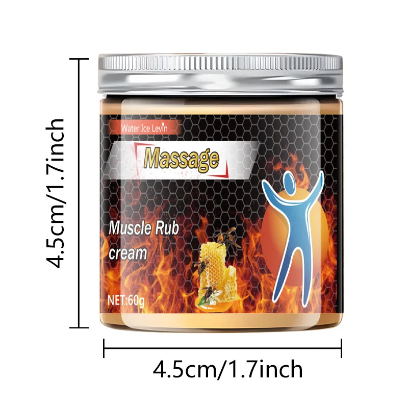 Bee Venom Muscle Rub Moisturizing Massage Cream 60g Muscle Rub Cream Oasis Select