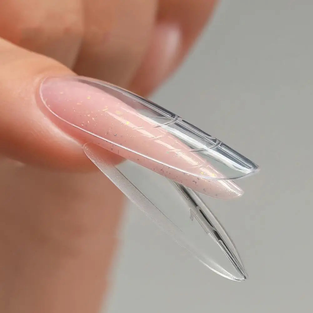 240-Pc Reusable Nail Extension Forms – Almond & Coffin Molds Nail Extension Forms Oasis Select