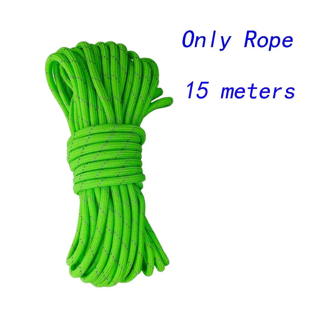 Water Rescue Rope Reflective Floating Line with 304 SS Hook Boat Kayak Pool Emergency High Visibility Lifeguard SafetyThrow Rope Oasis Select Green R 15M
