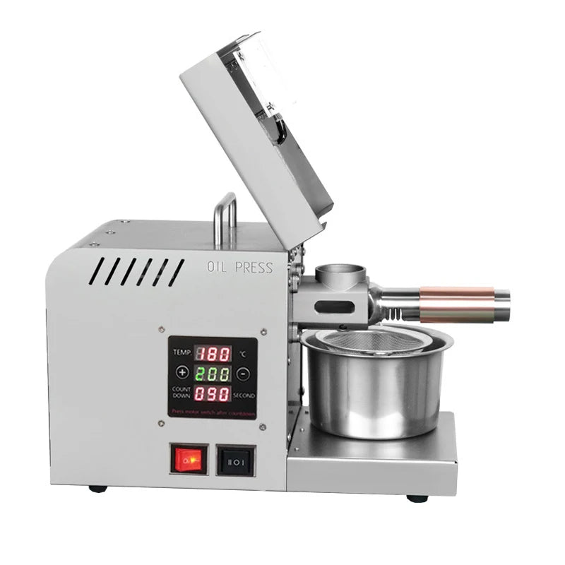 X5S Stainless Steel Home Oil Press – Peanut & Sesame 610W