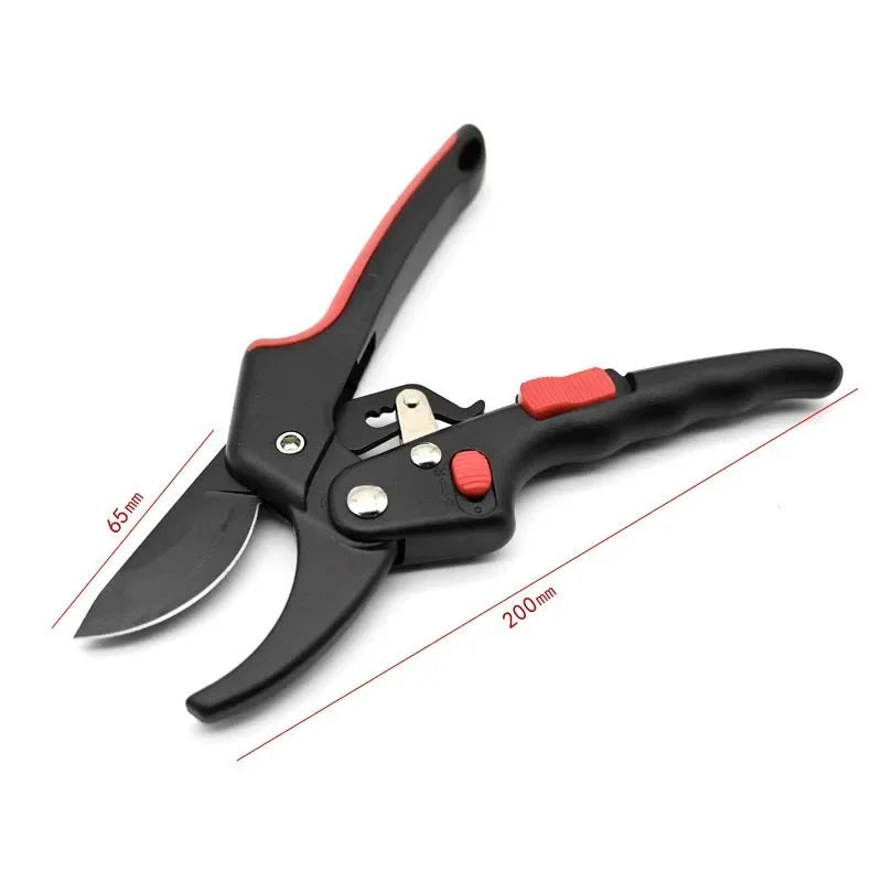 Adjustable Ratchet Skip Garden Pruning Shear SK5 Steel Cutter Labor-saving Gardening Plant Scissor Branch Pruner Trimmer Tools Oasis Select