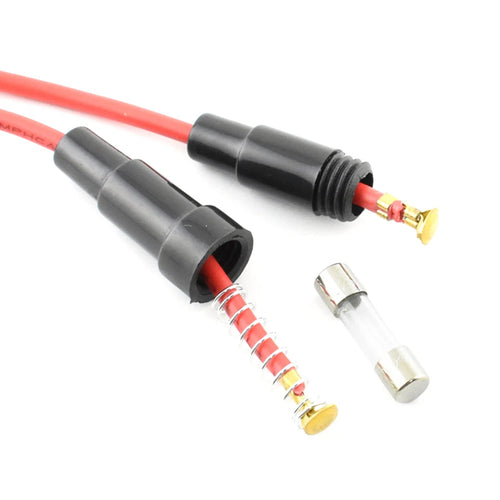 10-Pack 22AWG Glass Tube Fuse Holder 5x20mm & 6x30mm Screw Glass Fuse Holder Oasis Select