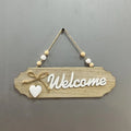 Entryway Wall Plaque Rustic Front Door Wall Plaque Wooden Hanging Decorative Sign European Rustic Home Decoration Sign Oasis Select Natural Wood-1