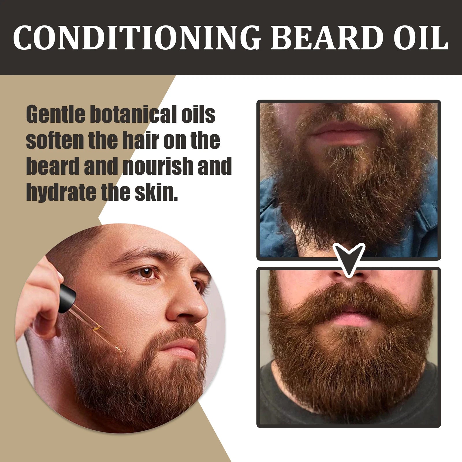 East Moon Beard Growth Oil Serum 30ml – Natural & Moisturizing Beard Growth Oil Oasis Select