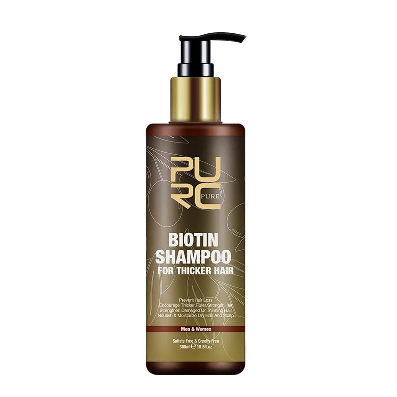 Biotin Prevent Hair Loss Shampoo And Conditioner Growth Oil Treatment For Hair Fast Regrowth Care Beard Hair Beauty Health Care Oasis Select 300ml Shampoo Russian Federation