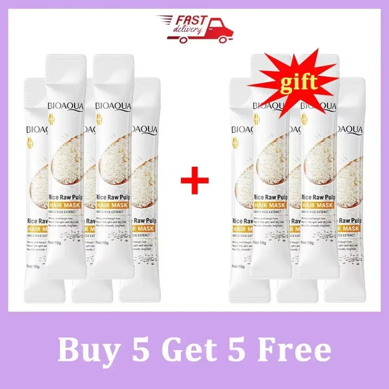 Rice Keratin Hair Mask 400g – Smooth, Soft & Frizz-Free Hair