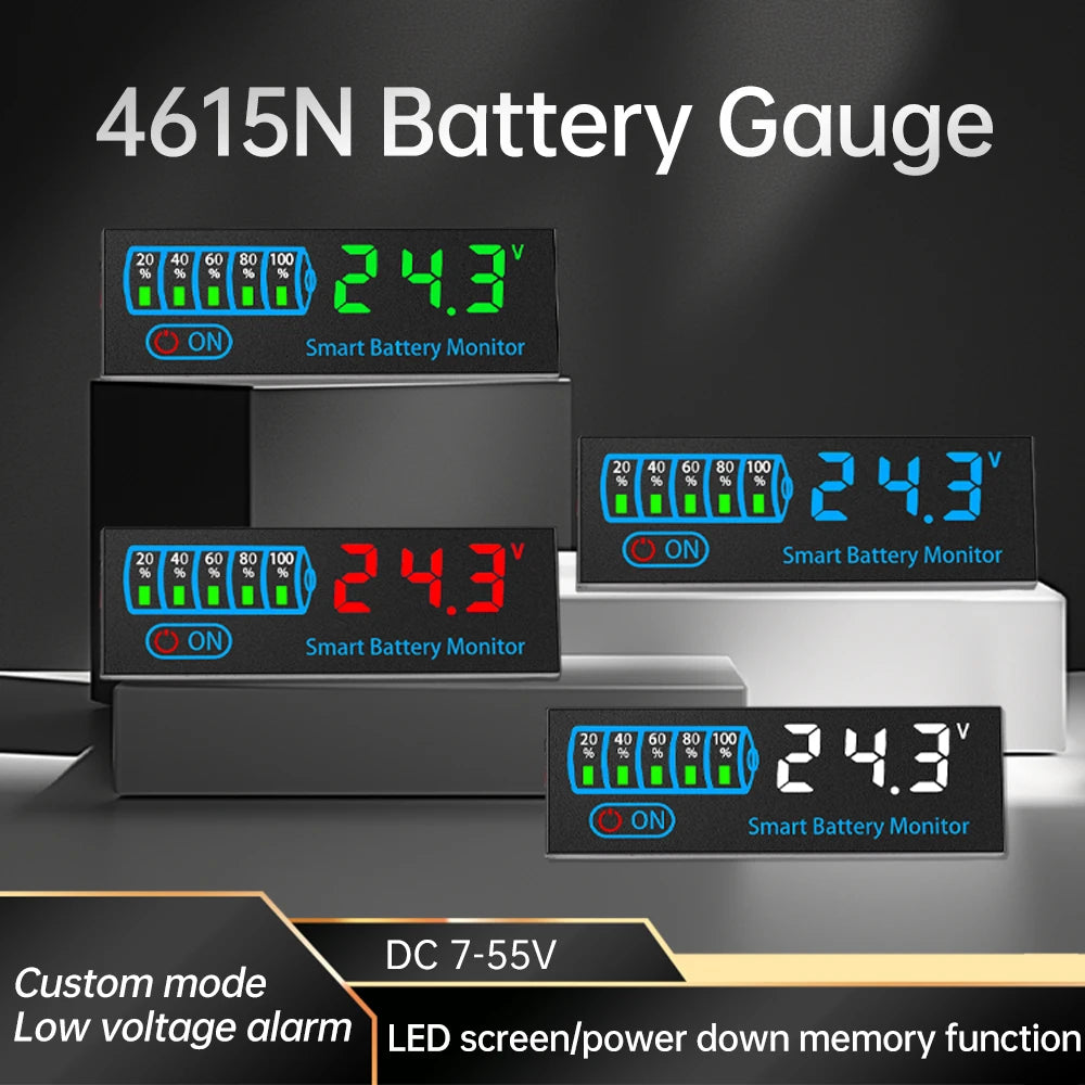 3S-14S DC7-55V Acid/Lithium Universal Battery Charge Indicator Board Battery Level Indicator Voltage Battery Charging Tester Oasis Select
