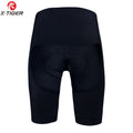 X-TIGER Black Men's Cycling Shorts with Gel Padding Shockproof Mountain Bike Shorts Summer Sun Protection Cycling Pants Oasis Select 00101 L