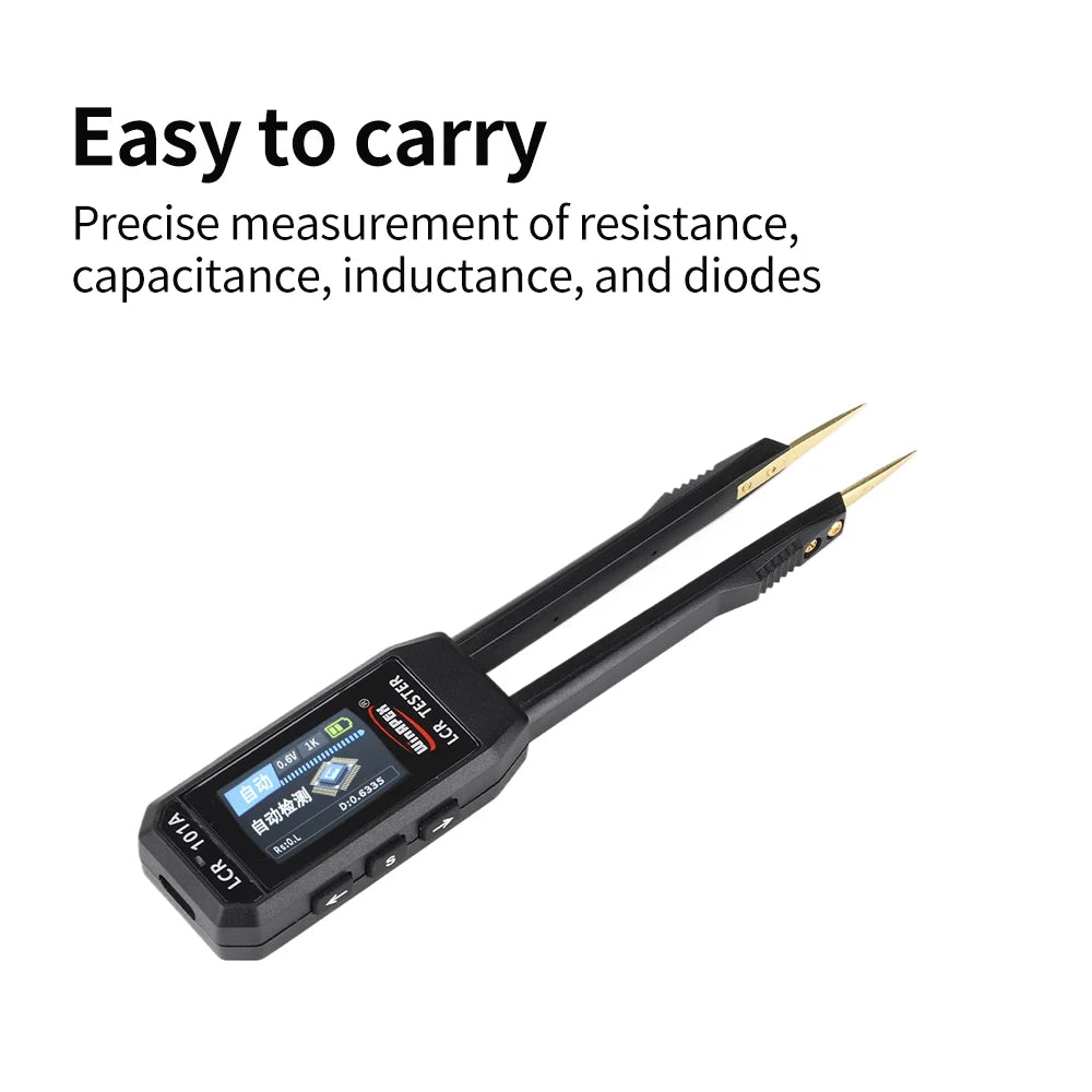Multifunctional Testing Smart Tweezer Multimeter LCR Digital Tweezer Bridge Resistor Inductor Capacitor Component Tester Oasis Select