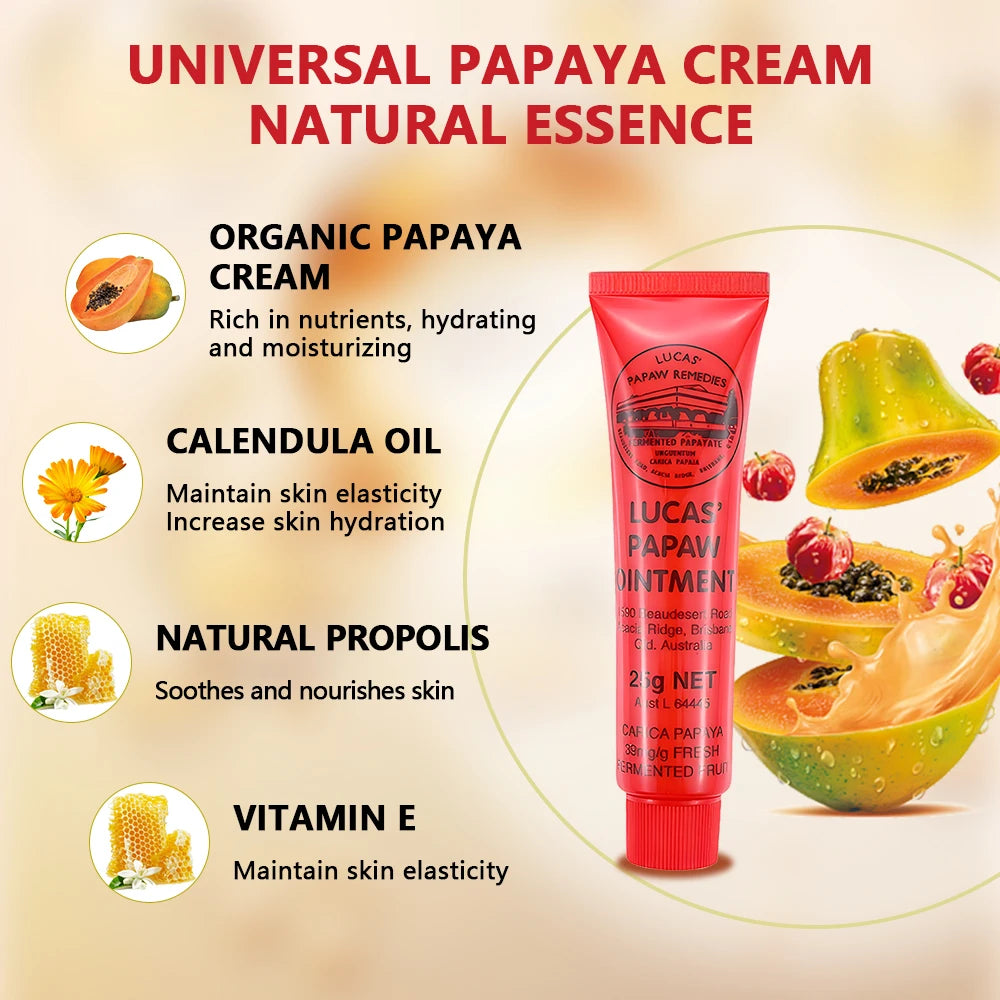 Papaw Ointment Balm Lipstick Moisturizing Anti Drying Multifunctional Hydrating Universal Cream Lip Balm Oil 25g Lucas Face Care Oasis Select