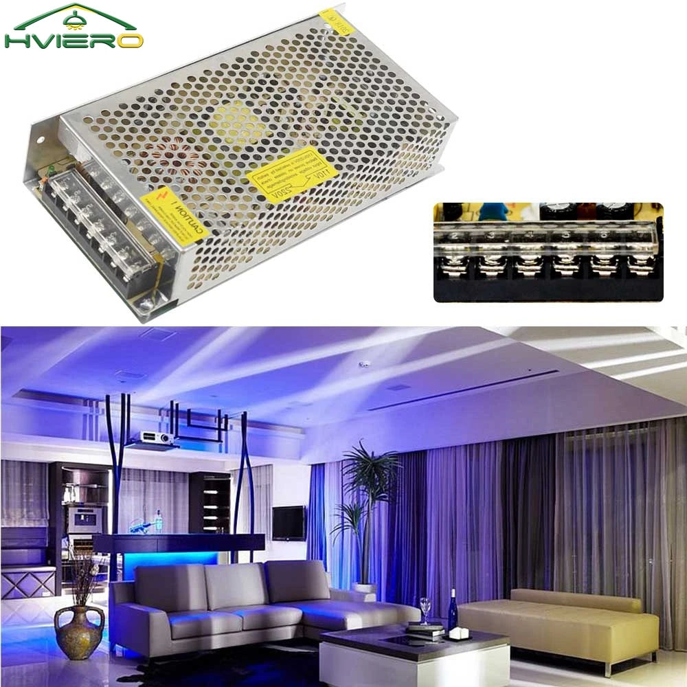 DC 12V Switching Power Supply Adapter for LED Strip Lights
