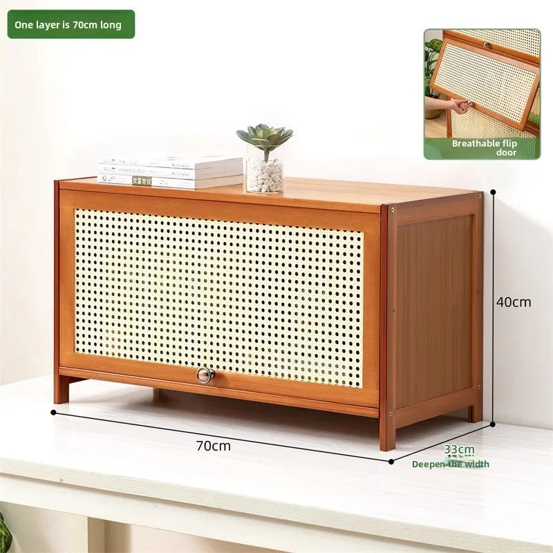 table Bookcase with door Household children's corner Bookshelf Internet celebrity American TV Wall narrow cabinet display shelf Oasis Select One floor 70