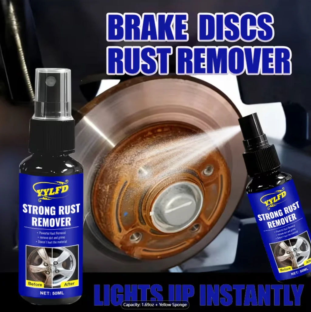 Car Brake Disc Rust Remover Spray | Powdered Formula Metal Safe Rust Remover Spray Oasis Select