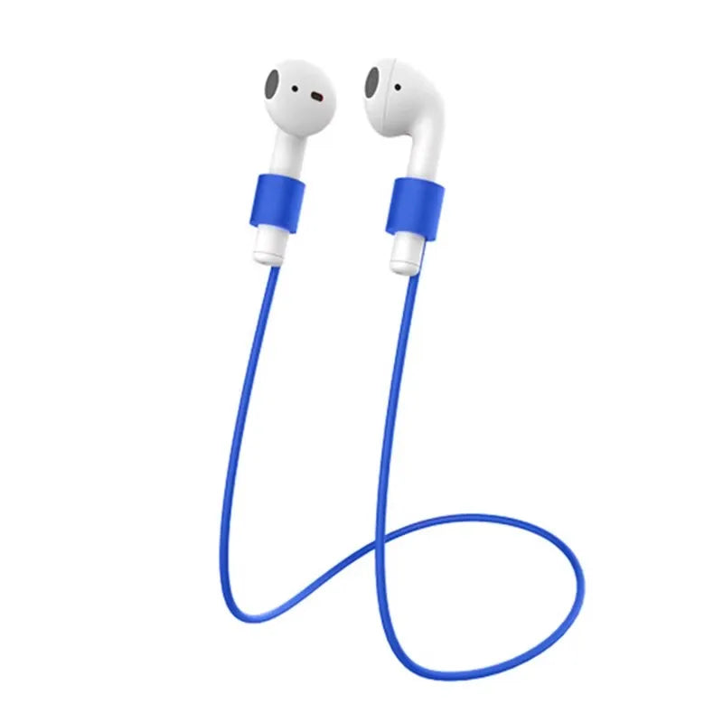 1/3pcs Silicone Strap Magnetic Anti-Lost Rope Bluetooth TWS Earphone Anti Lost Strap For Airpods 1/2/3 Gen Lenovo Earbuds Cord Oasis Select 1pcs Blue No Magnetic
