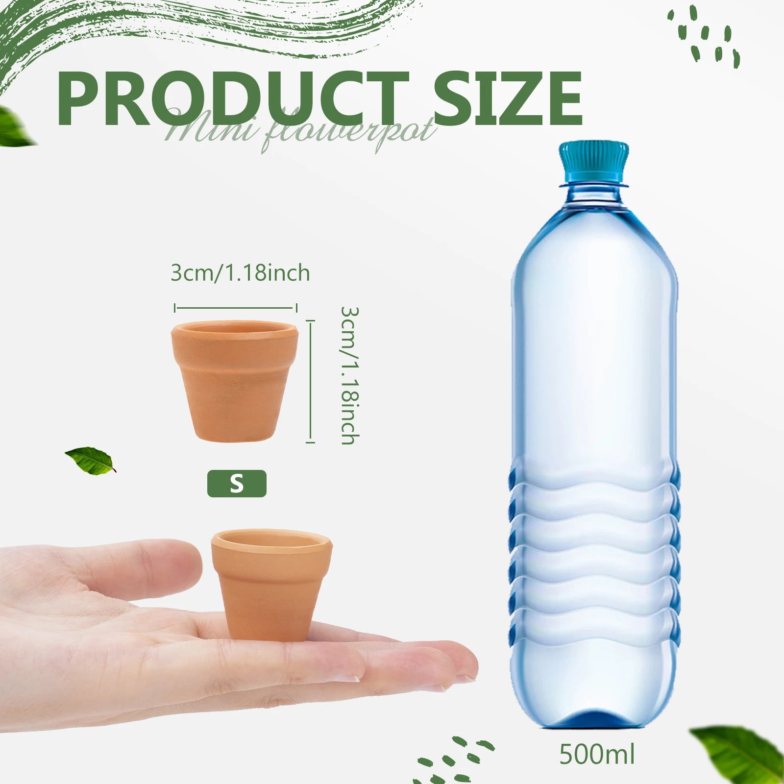 10Pcs Red Pottery Flower Pot Clay Pottery Planter Cactus Flower Pots Succulent Pot With Drainage Hole Great For Plants Oasis Select