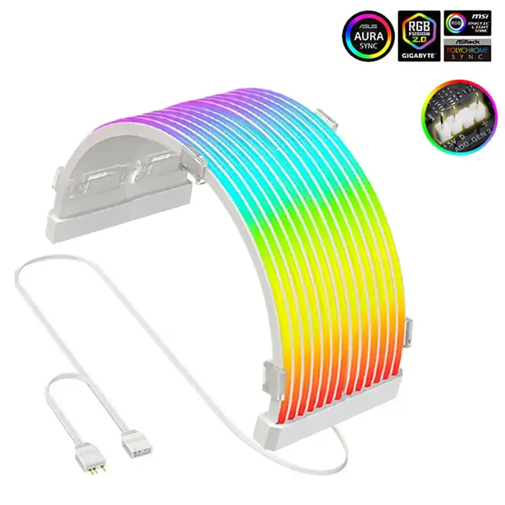 Fanmuran ARGB LED Light Bar – ATX 24-Pin GPU Cable Cover