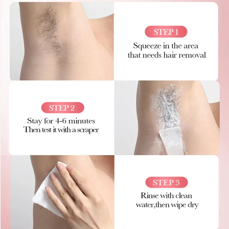 SADOER 3-Min Hair Removal Cream | Face, Body & Intimate Areas Hair Removal Cream Oasis Select