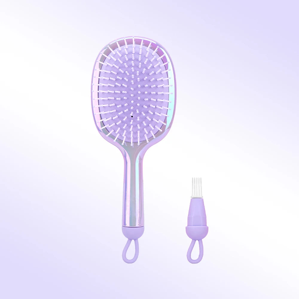 Air Cushion Hair Brush – Detangling Scalp Massager, Wet & Dry Hair Detangling Brush Oasis Select TJ3175-Purple