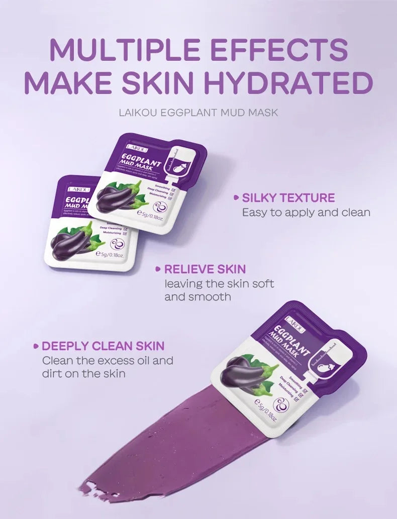 LAIKOU Sakura Moisturizing Facial Mask Hydrating Sleeping Face Sheet Masks Repairing & Nourishing Night Face Mask Skin Care 5pcs Oasis Select