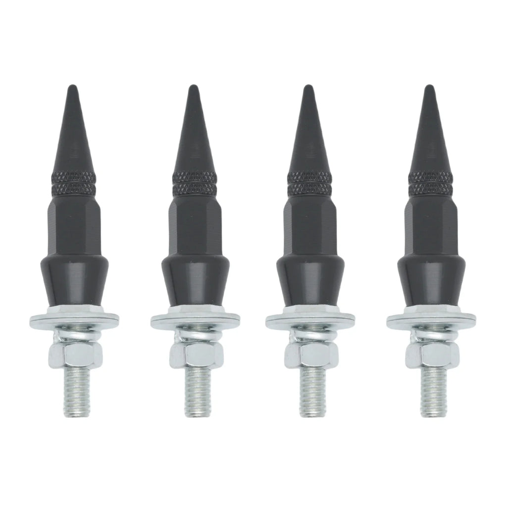 Car license plate universal, motorcycle universal, frame screw modified M6 for license plate holder screw aperture pointed hat Oasis Select 4pcs 1