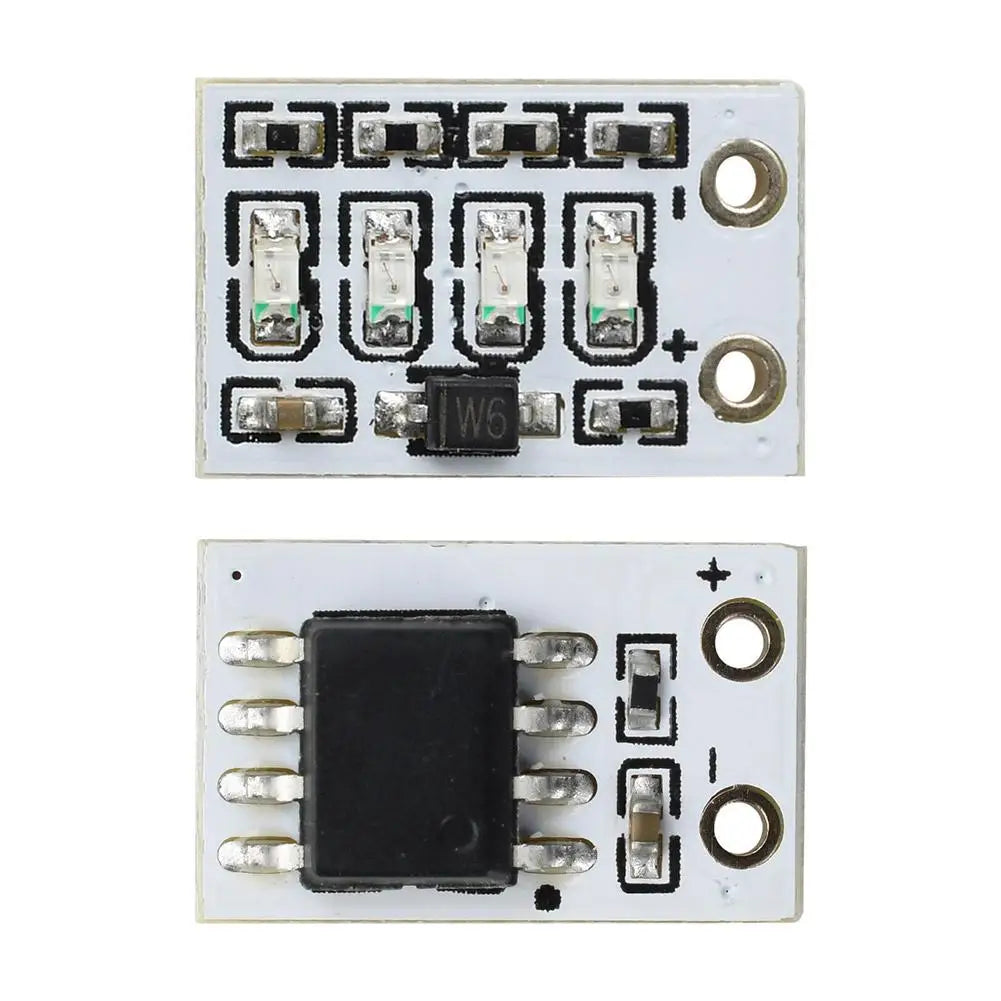 1S/2S/3S Ultra-mini 4-light Power Indicator Module 1/2/3 Series Lithium Batteries 18650 Power Battery Level Indicator Module Oasis Select