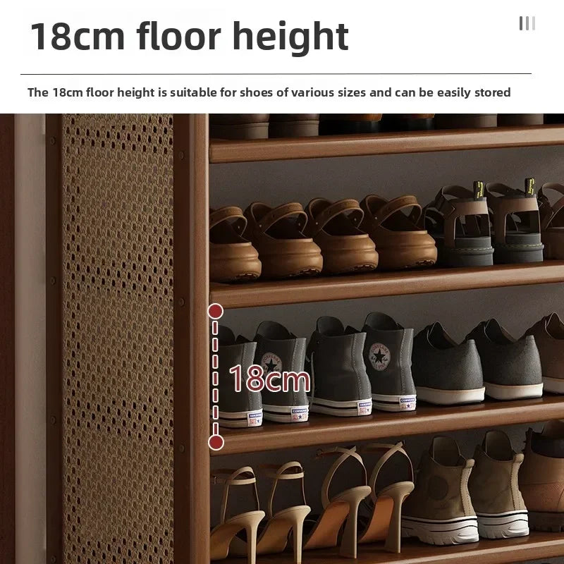 Multi-functional Shoe rack Multi-layer shelf Entry entrance Large capacity shoe storage cabinet Oasis Select
