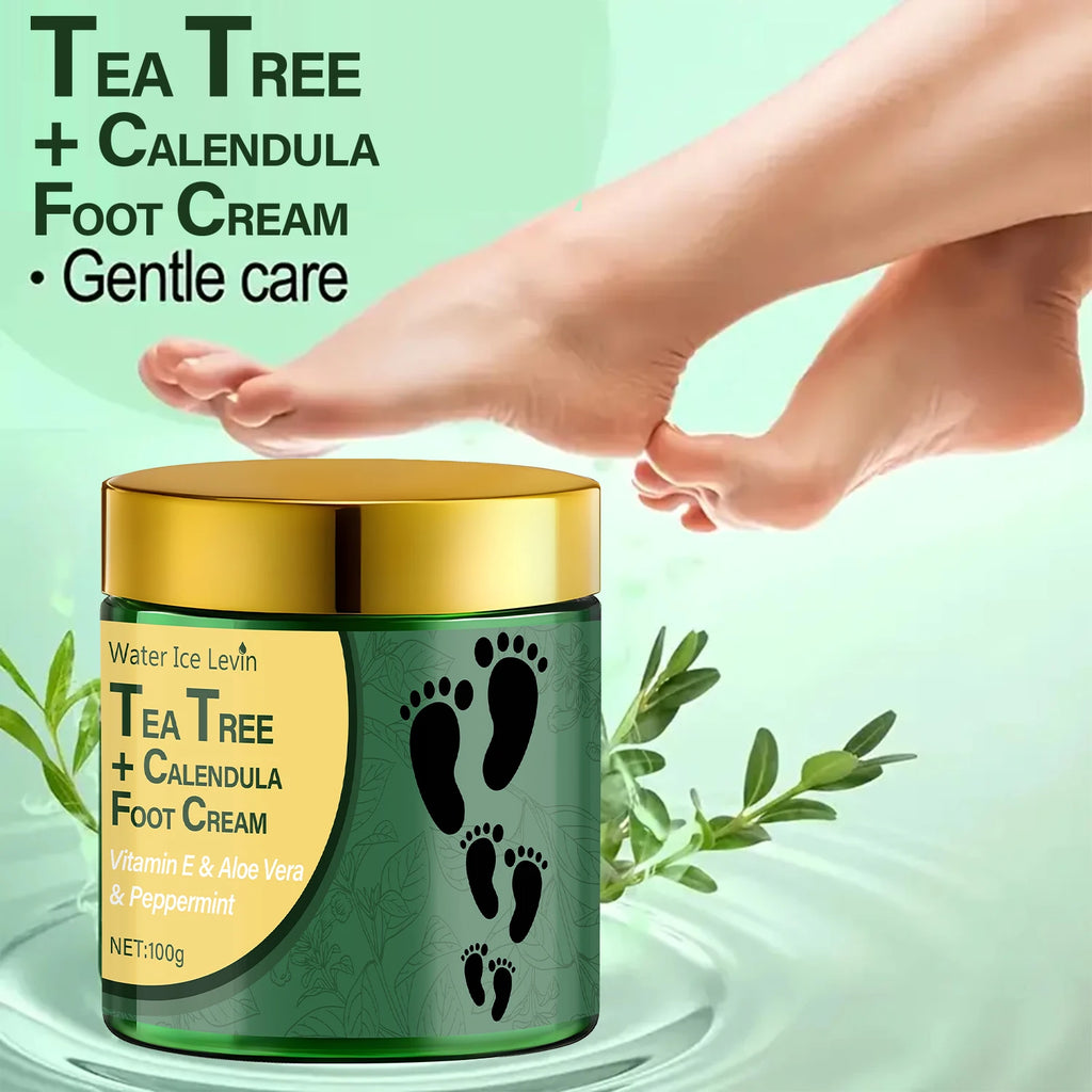 Tea Tree & Calendula Foot Cream – Vitamin E & Aloe Vera 100g Foot Cream Oasis Select