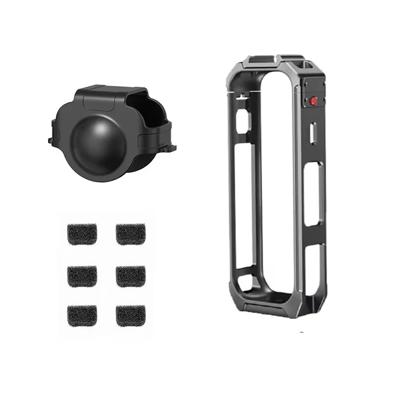Insta360 X5 Metal Frame & Silicone Lens Cover | Anti-Drop Kit