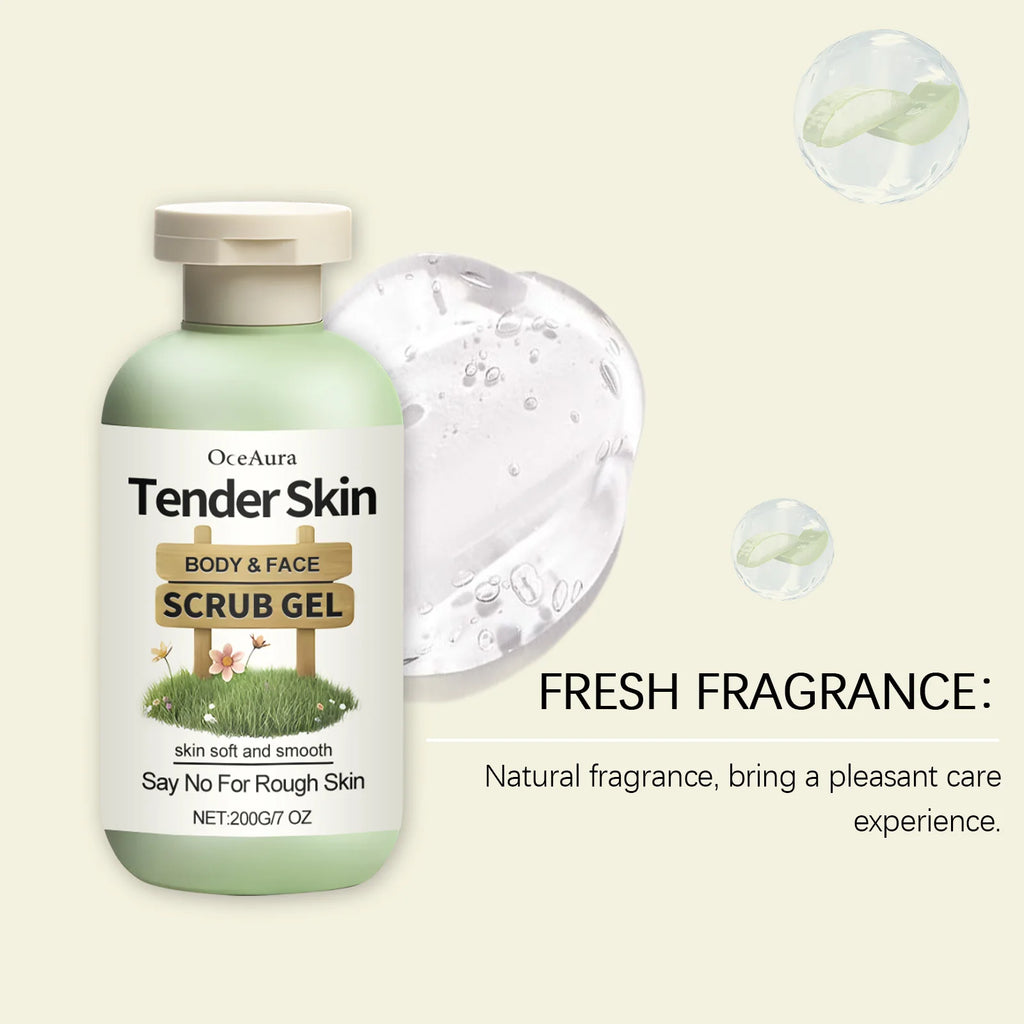 Exfoliating Gel for Body Deep Cleansing Pore Shrinking Remove Dead Skin Gentle Repair Scrub Brightening Moisturizing Skin Care Oasis Select