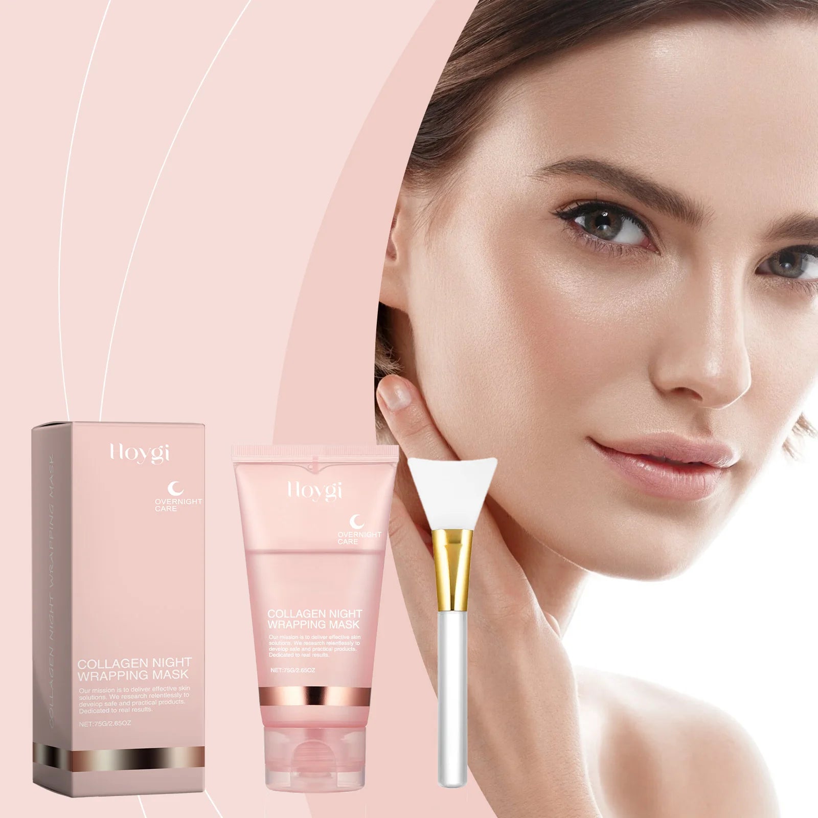 Hoygi Collagen Peel-Off Face Mask – Hydrating & Pore Cleansing Collagen Peel-Off Mask Oasis Select