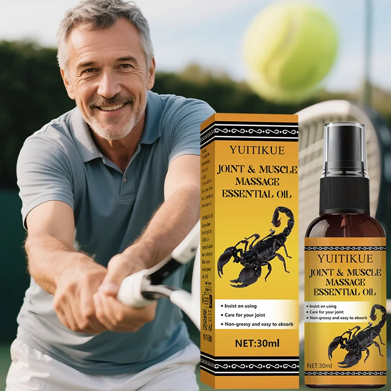 YUITIKUE Joint Muscle Massage Oil 30ml - Sport & Daily Care, Non-Sticky Fast Absorption, for Active & Elderly Users Oasis Select