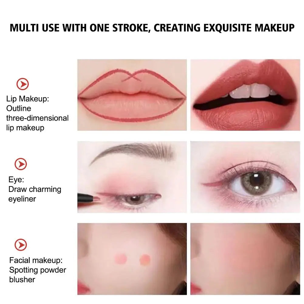 Matte lipliner Long-lasting Automatic Lip Liner Lipstick Lip Pencil Line Pen Beauty Waterproof Moisturizing Oasis Select