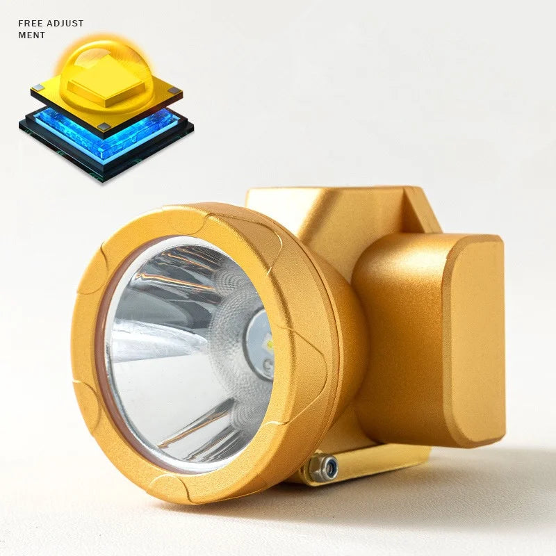SHINEKNOT 100W LED Mining Headlamp | Waterproof, 1500m Beam