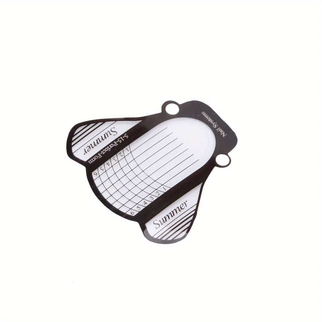 Bee-Shaped Nail Extension Paper Holder | French Manicure Tool Nail Form Holder Oasis Select 20 Pieces