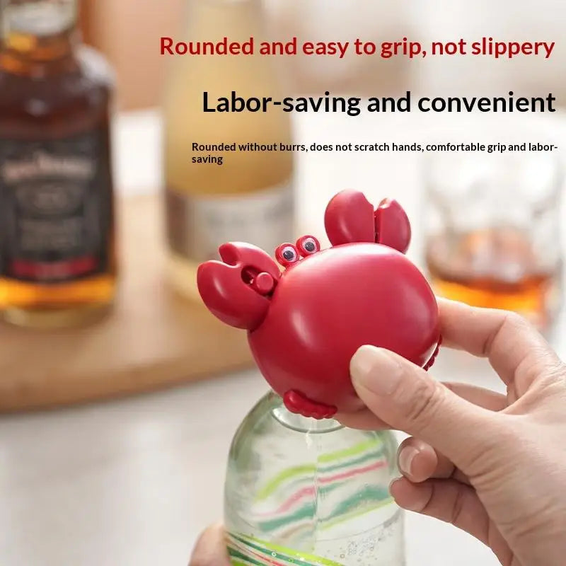 Multi-functional Creative Crab Claw Bottle Opener With Magnetic Fridge Mount Stainless Steel Beer Opener For Kitchen & Bar Decor Oasis Select