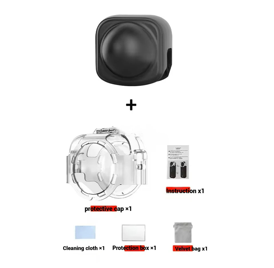 Insta360 X5 Anti-Fog Lens Protective Cap & Guard Cover