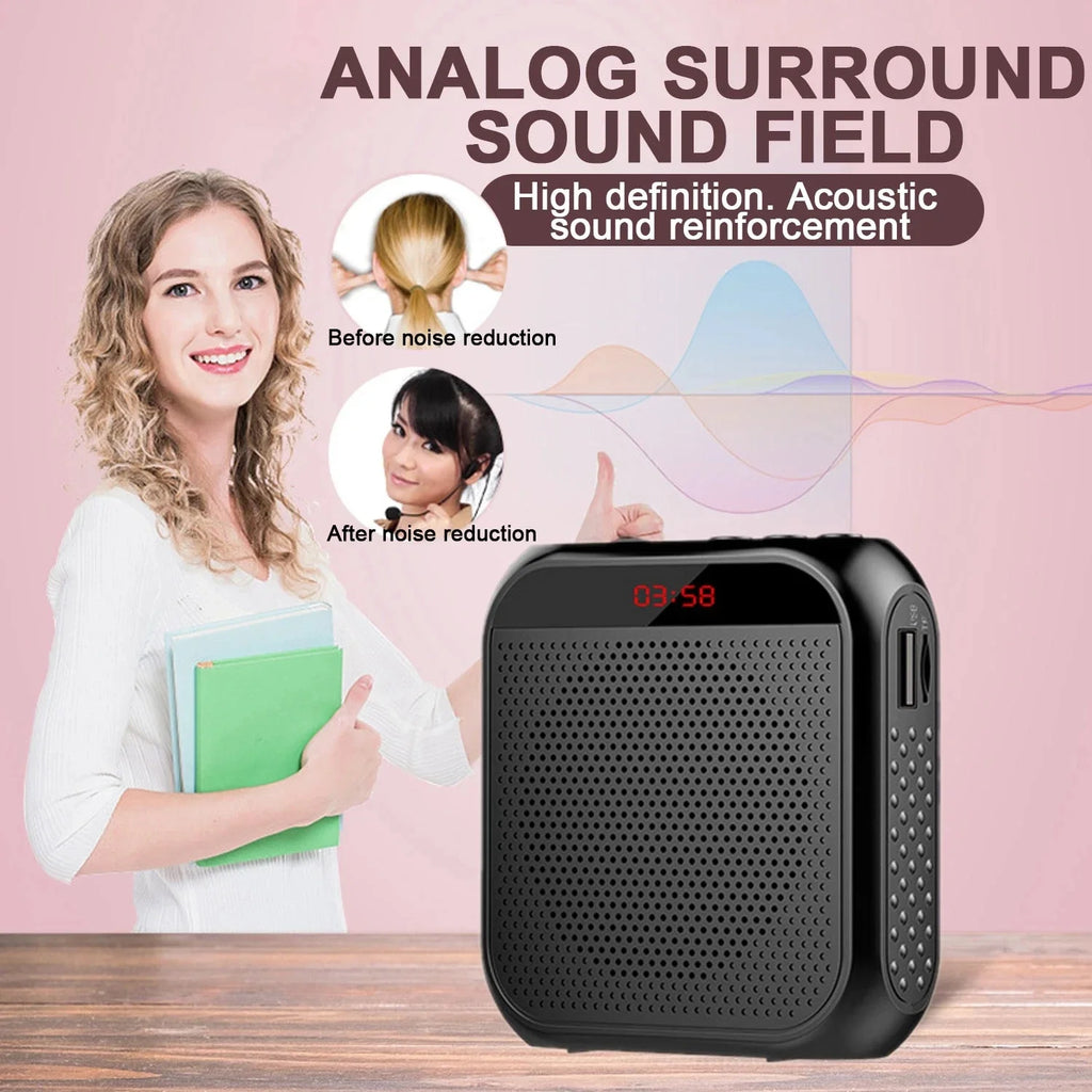 AyeBeau Wearable Voice Amplifier with Mic | 5W, 2200mAh