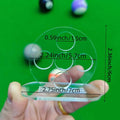 Billiards Rod Training Aids Pool Table Stick Practice 5 Holes Stable Pool Cue Accuracy and Club Control Trainer for Beginners Oasis Select Five holes