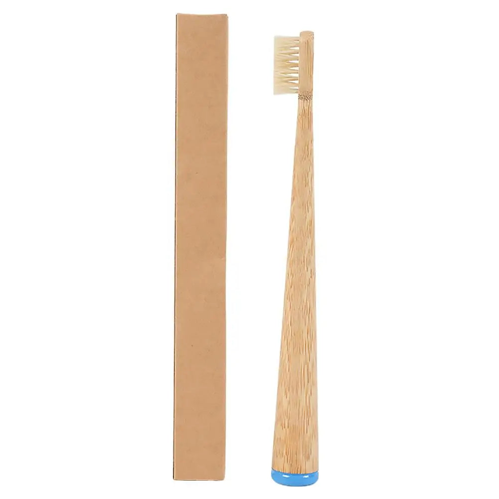Natural Bamboo Toothbrush – Soft Bristles, Plastic-Free Bamboo Toothbrush Oasis Select Brown