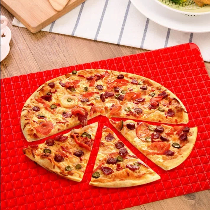 Silicone Multifunctional Barbecue Pizza Mat Pyramid Microwave Oven Baking Tray Tray Board Kitchen Baking Tray Mold Oasis Select