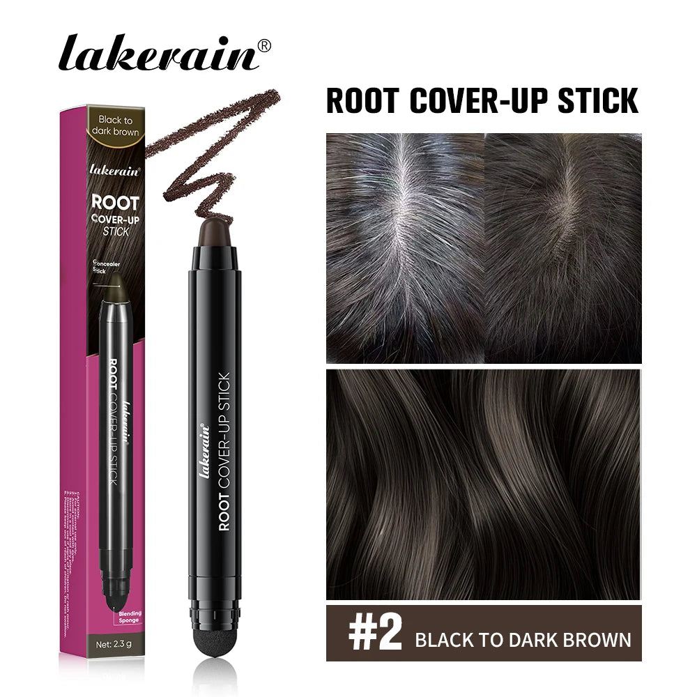 Lakerain Hair Dye Pen Men Women Precise Gray Coverage Stick Smudge-Resistant Long-Lasting Makeup Smooth Application Dye Stick Oasis Select P2
