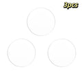 Clear PVC Coasters Non-Slip Waterproof Desktop Protection Pads Drink Coasters Heat-Resistant For Home Kitchen Office Coffee Bar Oasis Select A2 1pcs