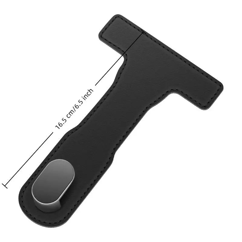 Car Glove Box Purse Hook Universal Hidden Car Hook PU Leather Hanging Hooks Interior Seat Back Hanger Hook Accessories Oasis Select