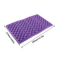 Outdoor Sitting Mat Portable Garden Sitting Pad Sitting Pad Foam Camping Mat Seat Folding Mat for Sandy Beach Mountains Picnic Oasis Select Purple