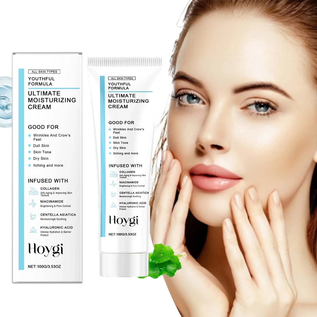 Centella Moisturizing Cream Hyaluronic Acid Daily Nourishing Cream Strengthen Barrier Rejuvenation Oil Control Brighten Skin Car Oasis Select