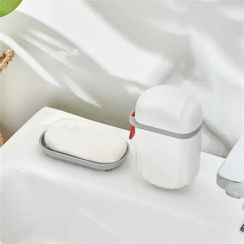 1Pc Portable Soap Dishes Sealed Storage Box Waterproof Travel Home Bathroom Soap Box Outdoor Storage Box Soap Box Organizer Tray Oasis Select