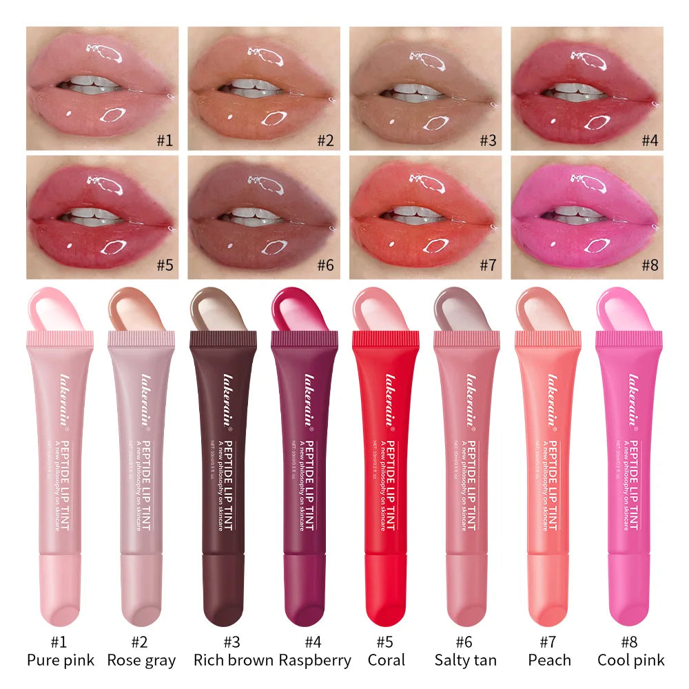 Peptide Lip Tint Gloss – Mirror Shine, 8 Colors | ibcccndc